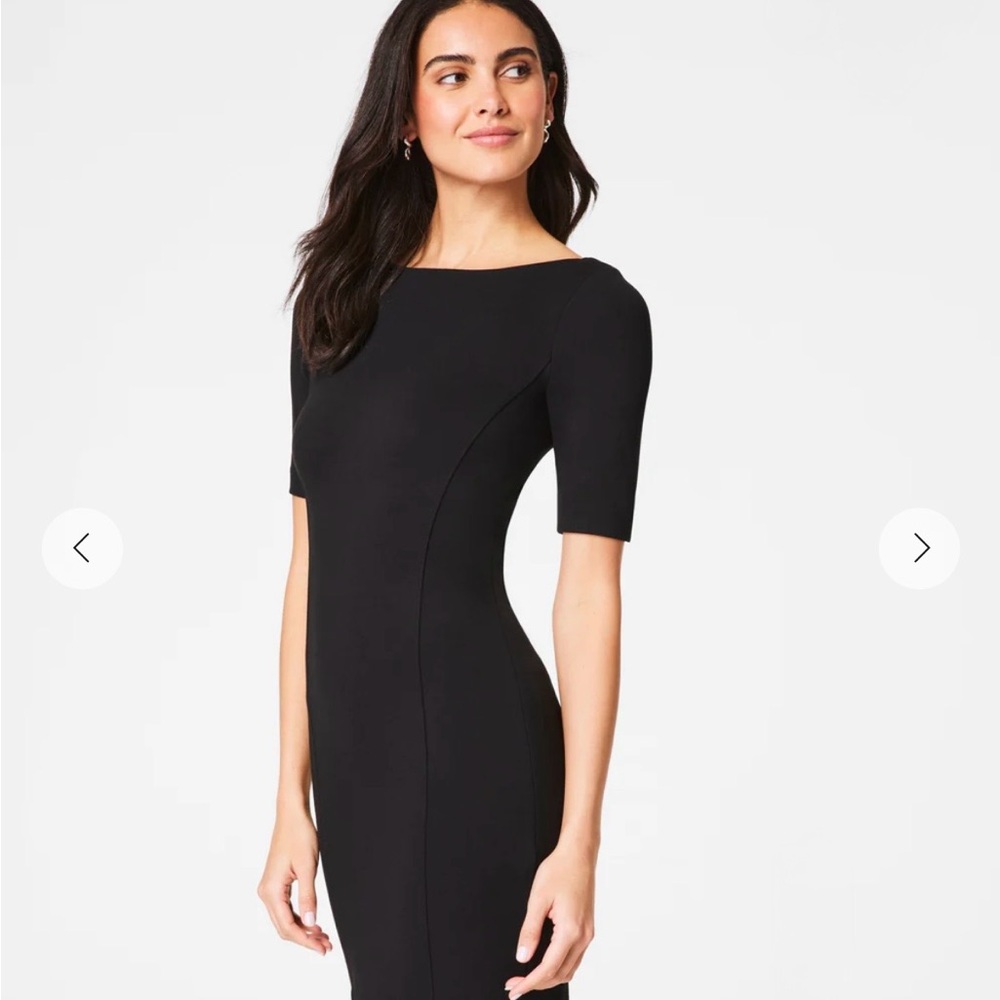 Spanx brand Classic Black Sheath Dress - Elegant Women’s Dress
